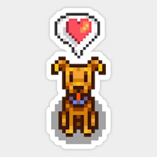 Stardew Valley Happy Dog 1 Sticker